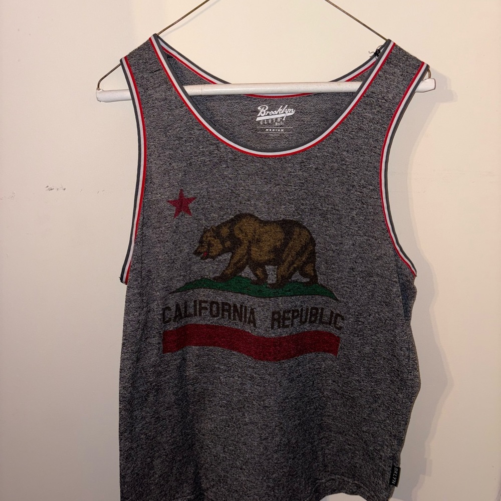 Brooklyn Cloth Gray California Republic Tank